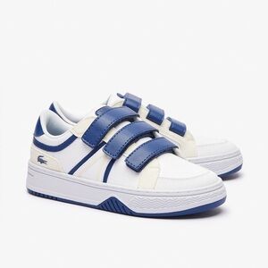 Lacoste Kids White and Blue  Sneakers